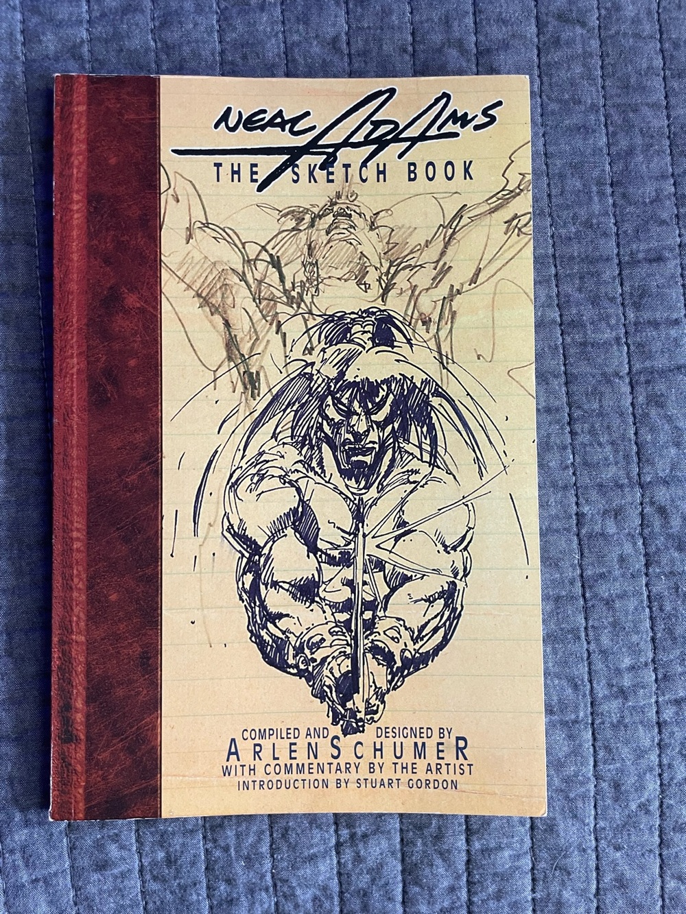 Neal Adams The Sketch Book Comic Art Batman X-Men Arlen Schumer Vintage 1999